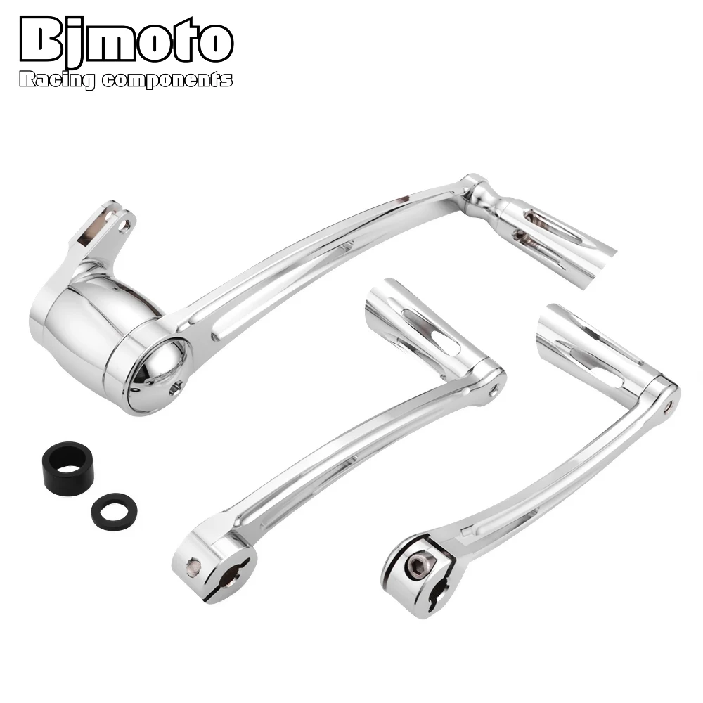 

1Set Deep Cut Brake Arm Pedal Kit Shift Lever with Shifter Pegs For Harley Touring FLT FLHX FLHT FLHR FLTR FLHTCUTG 2008-2017