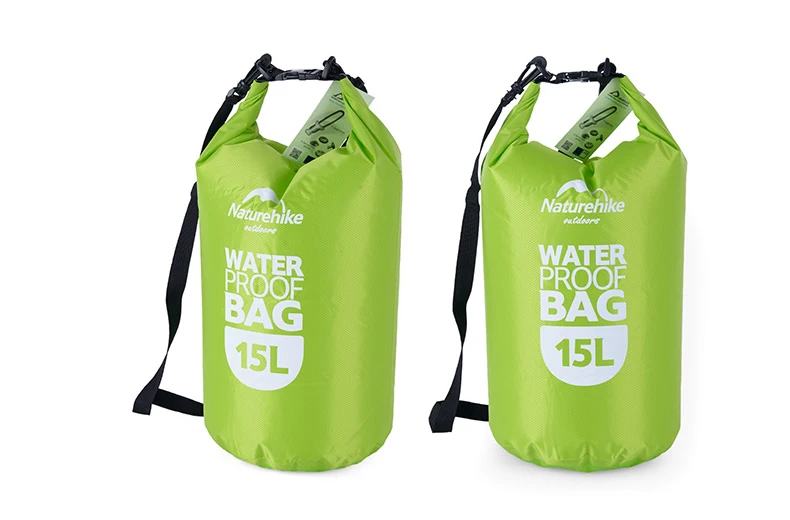 NatureHike 2L 5L 15L 25L уличные водонепроницаемые сумки сверхлегкие походные сухие органайзеры Дрифтинг Каякинг сумки для плавания