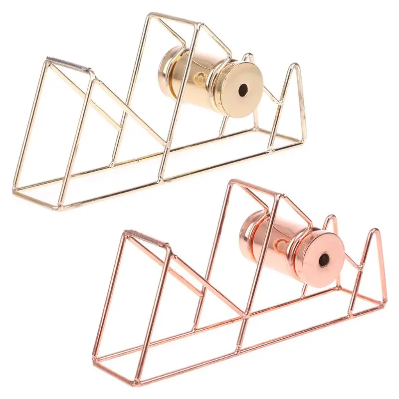 

1pc Metal rose gold Tape Cutter Washi Tape Storage Organizer Cutter Stationery Office Tape Dispenser Office Supplies
