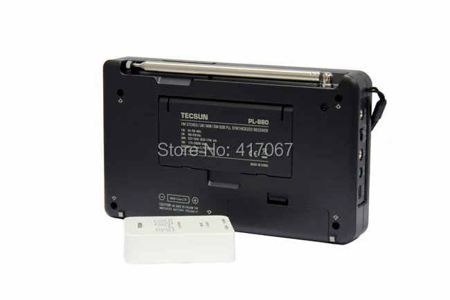 7-Original TECSUN PL-880 Portable Digital Radio Receiver PLL FMMWLWSW SSB Synthesized Full Band Stereo Fm Radio PL880