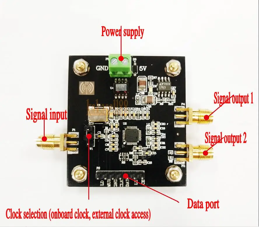 

35M-4.4G ADF4351 phase-locked loop PPL module RF signal source generator board