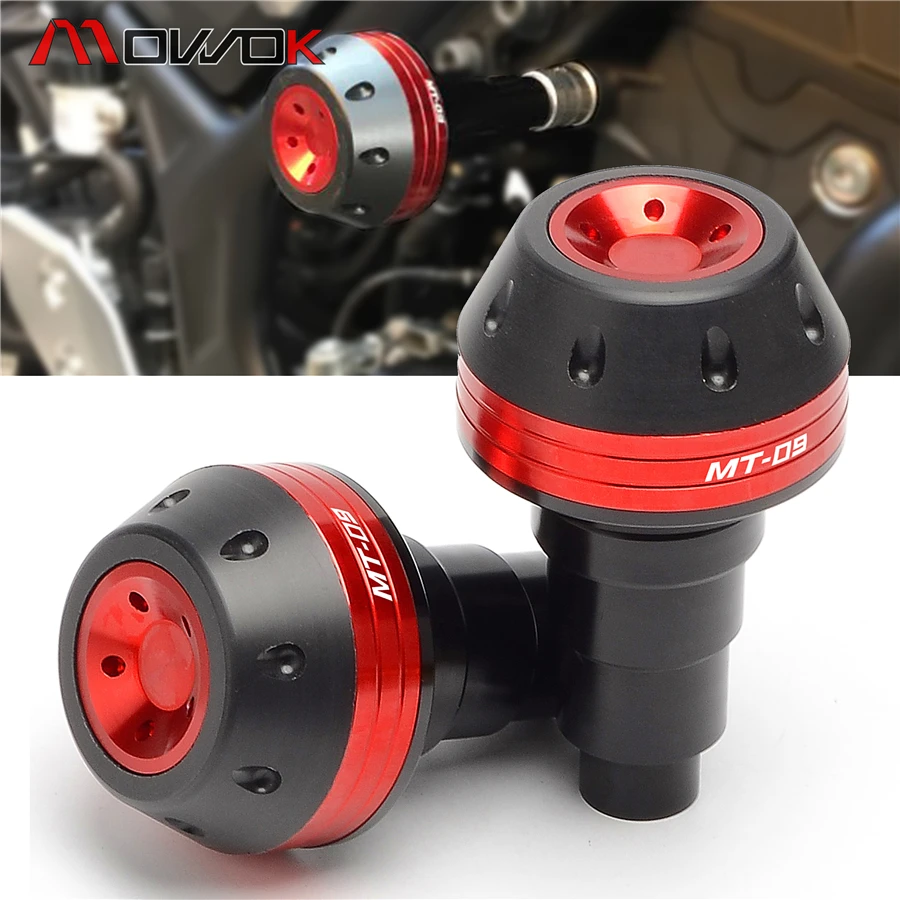 

LOGO MT-09 Left&Right CNC Aluminum Frame Sliders ProtectorFor Yamaha MT09 MT 09 FZ09