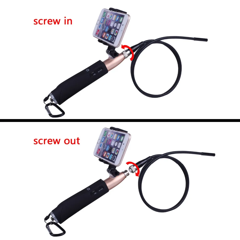 5-F110 Wireless Connection Handle Endoscope 8mm HD Wireless For IOSAndrews Endoscope Car Narrow Path Inspection Tool