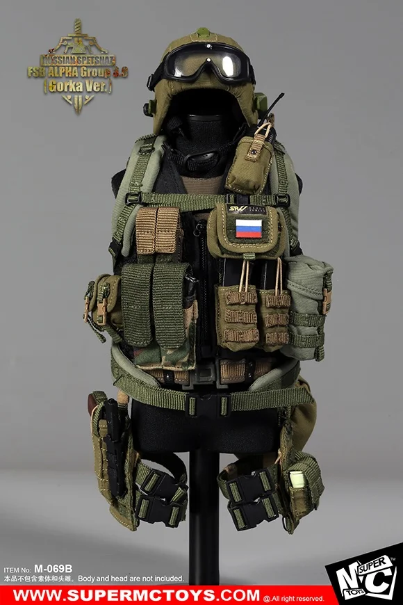 SuperMCTOYS M-069 1/6 русский спецназ FSB Alfa Group 3,0 Набор для 12 дюймовых фигурок DIY