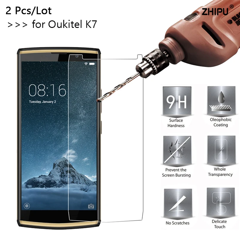 2 шт./лот 2.5D 0 26 мм 9H Премиум Закаленное стекло для Oukitel K7 Защитная пленка экрана 6