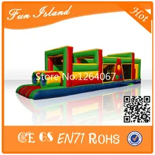 Outdoor Toys Games Giant Inflatable Obstacle Course For Kids, Inflatable Floating Obstacle For Commercial,Inflatable Trampoline