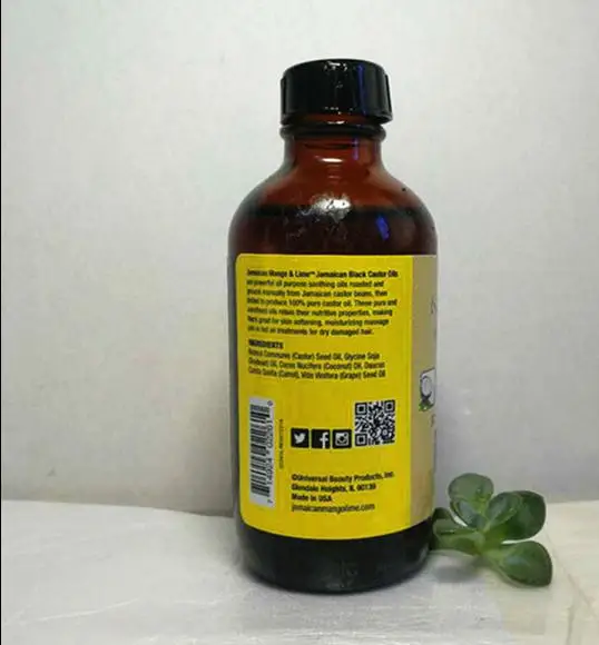 Murah Cerah Isle Jamaican pertumbuhan rambut minyak minyak jarak 4 oz hitam