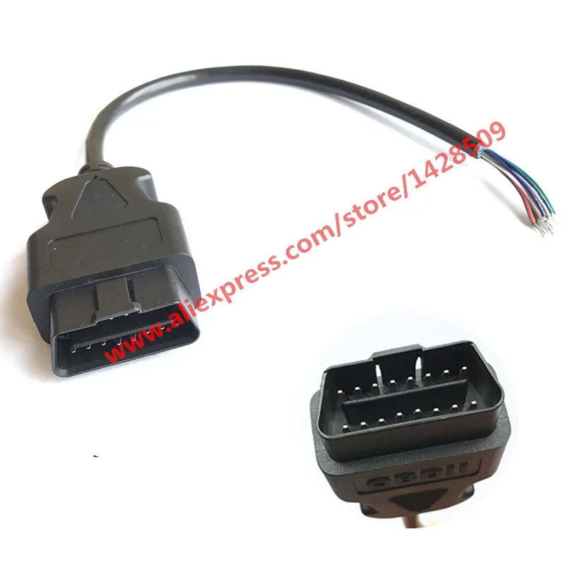 16 Pin OBD2 OBD-II J1962M мужские автомобильные аксессуары диагностический Удлинительный
