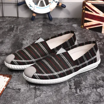 

Summer Men Hemp Shoes Espadrilles Designer Breathable Casual Boat Shoes Men Loafers Ultralight Lazy Shoes Beige Flats