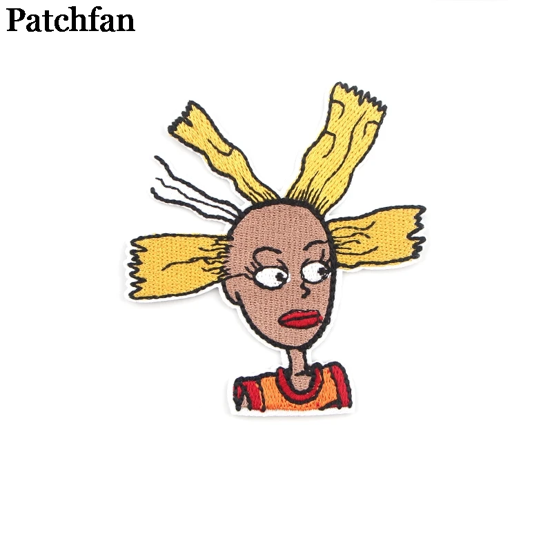 Patchfan 90s для девочек Cynthia Веселая аппликация патчи железные на рубашка одежда