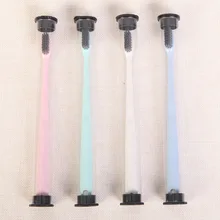 10 шт. портативная дорожная зубная щетка мягкий бамбуковый уголь пшеничный стебель ручка уход за полостью рта нано-антибактериальная зубная щетка мини-головки