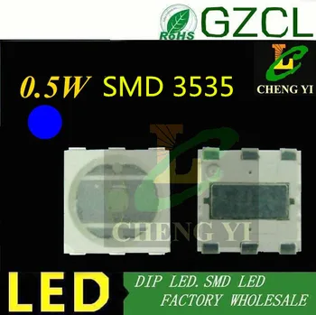 

150mA smd 0.5w PLCC-6 smd led Blue 3535 light emitting diode 465-475nm 3mm chip led