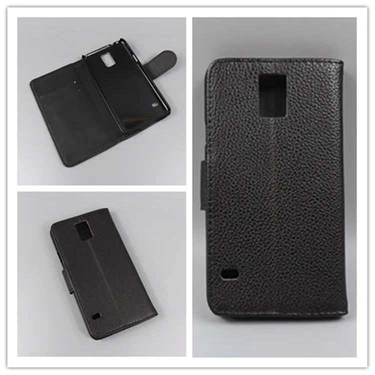 For Samsung Galaxy S5 I9600 G900 G900F Lichi Texture Leather Case Pouch Flip case with 2 Card Holder and pouch slot |