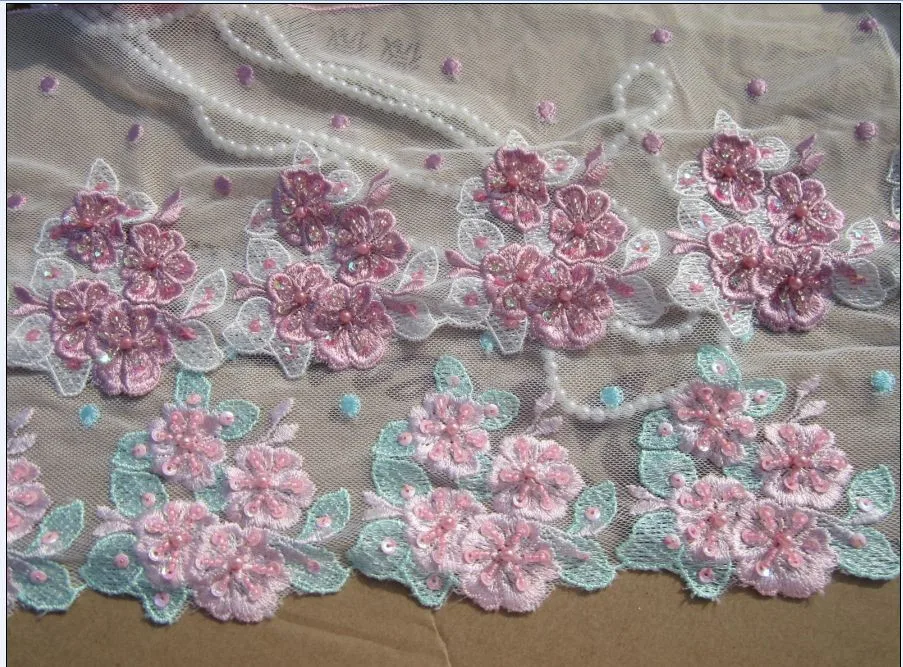 sequin lace trim