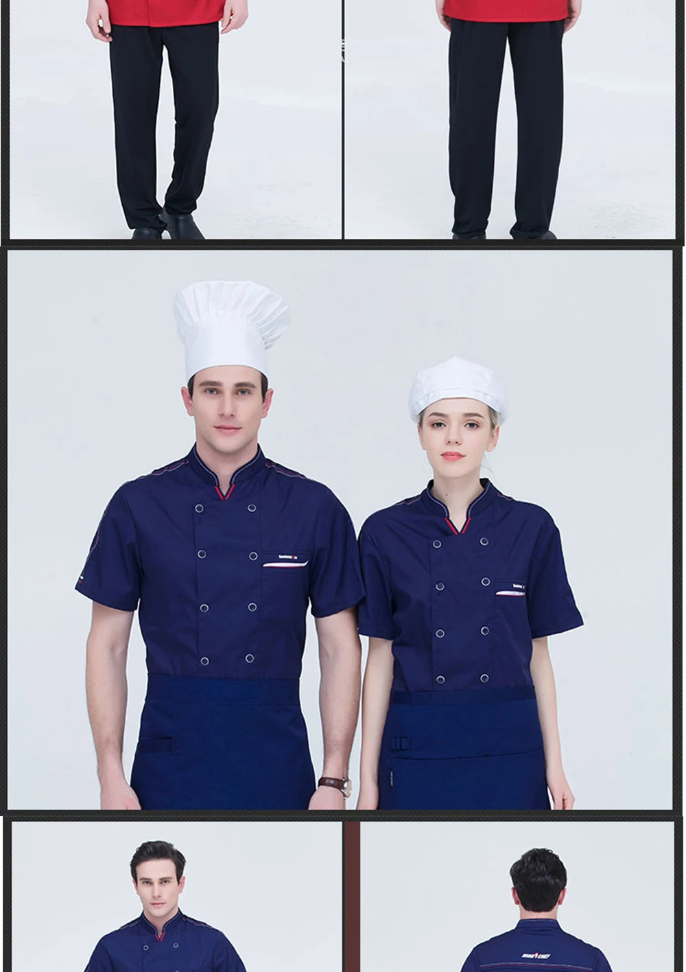 Женщины и мужчины для кухни, ресторана, приготовления еды куртки униформа для гостиничного шеф-повара белая рубашка двубортная еда шеф-повара кухонная куртка