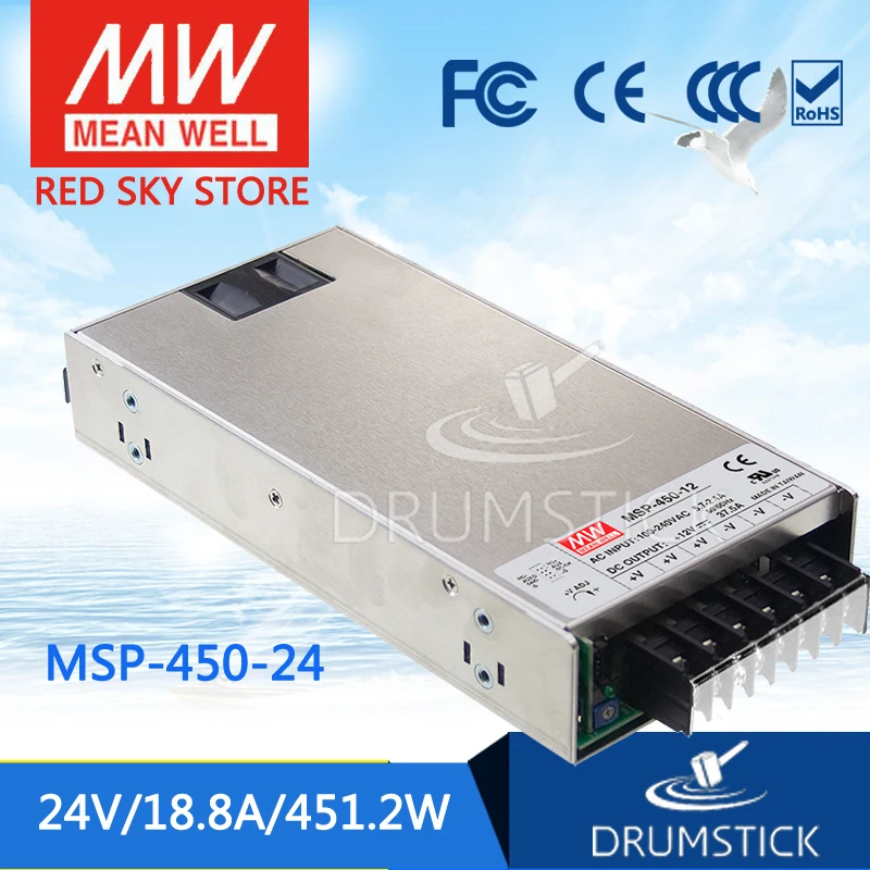 MEAN WELL MSP-450-24 24V 18.8A meanwell MSP-450 451 2 W одиночный выход медицинский тип питания |