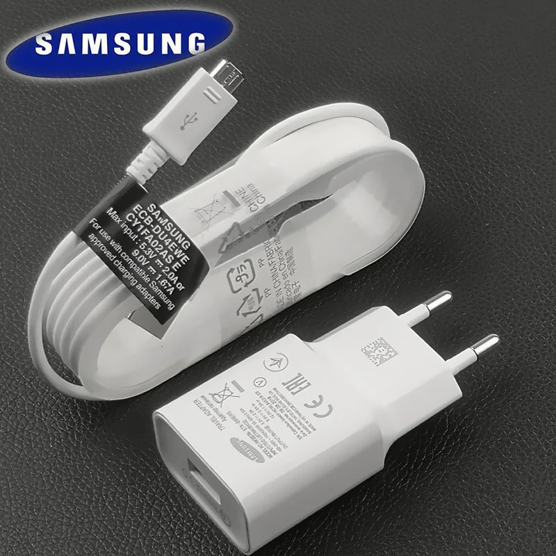 Original Samsung a6 Charger Adaptive fast charge EU 9V/2A Travel adapter For a5 Note 4 5 6 J5 J7 a3 a5 a7 2016 S6 S7 edge xiaomi
