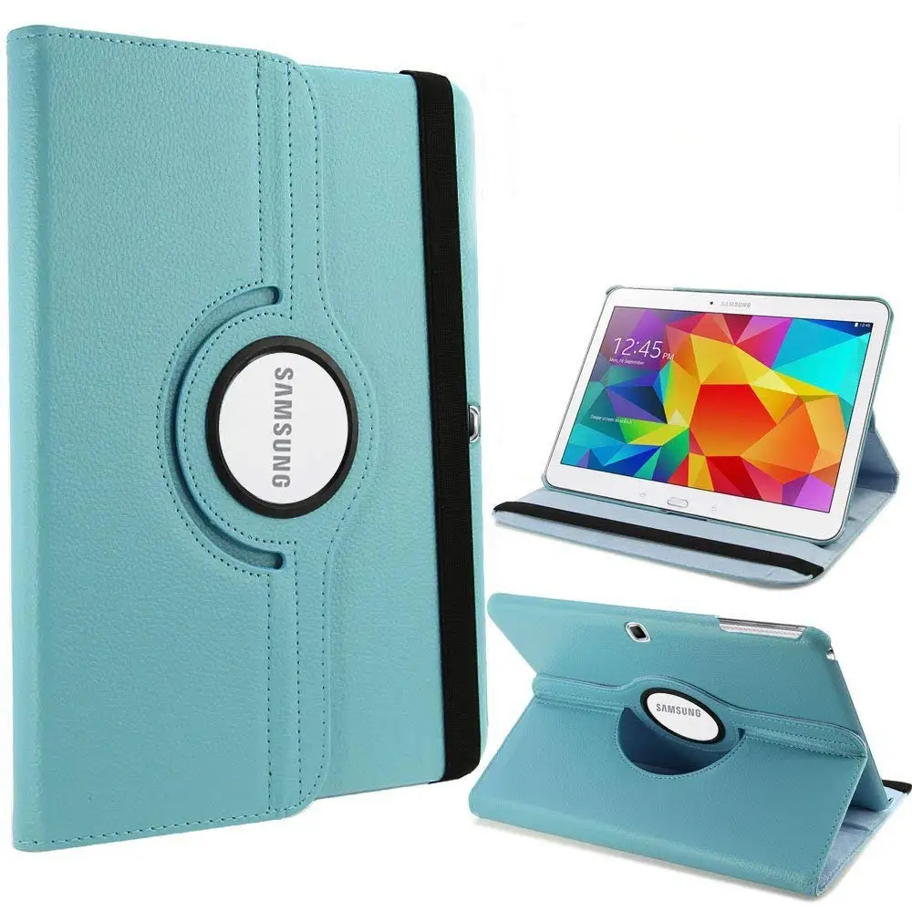 

360 Degrees Rotating Stand PU Leather Flip Case For Samsung Galaxy Tab 3 10.1 P5200 P5220 P5210 10.1 inch tablet Unique cover
