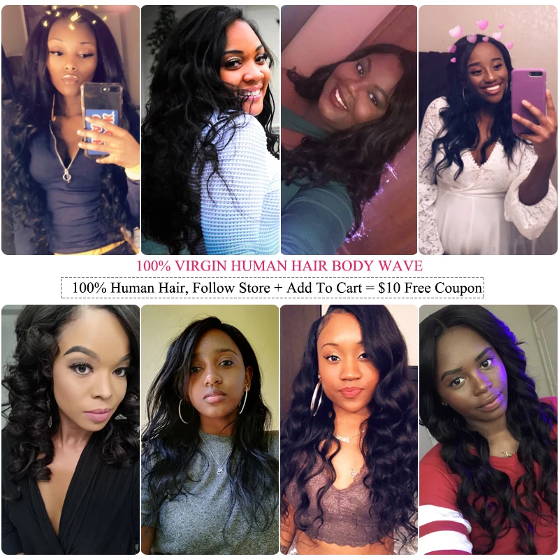 Queen Hair Body Wave Raw Human Hair Unprocessed Hair Bundles Weave High Quality 100% Hair Extensions 1/2/3/4pcs 5