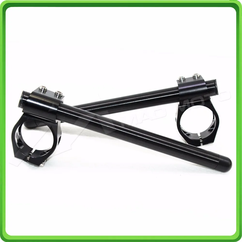 50MM Motorcycle Fork Riser Clip-ons and handlebar tubes For Ducati Monster 696 796 1100 ALL YEAR Clip-on handle bars (4)