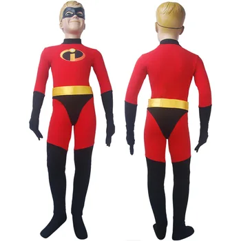 

Kids girls Incredibles 2 jumpsuit cosplay superhero Halloween costume X'mas birthday Valentine's gift comic-con anime film toys