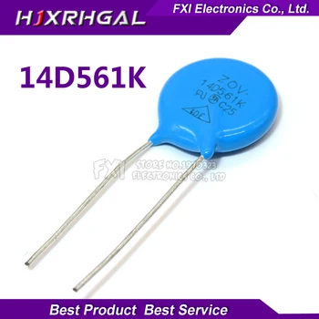 

10PCS 561K Piezoresistor 14D561K 560V Varistor Resistor