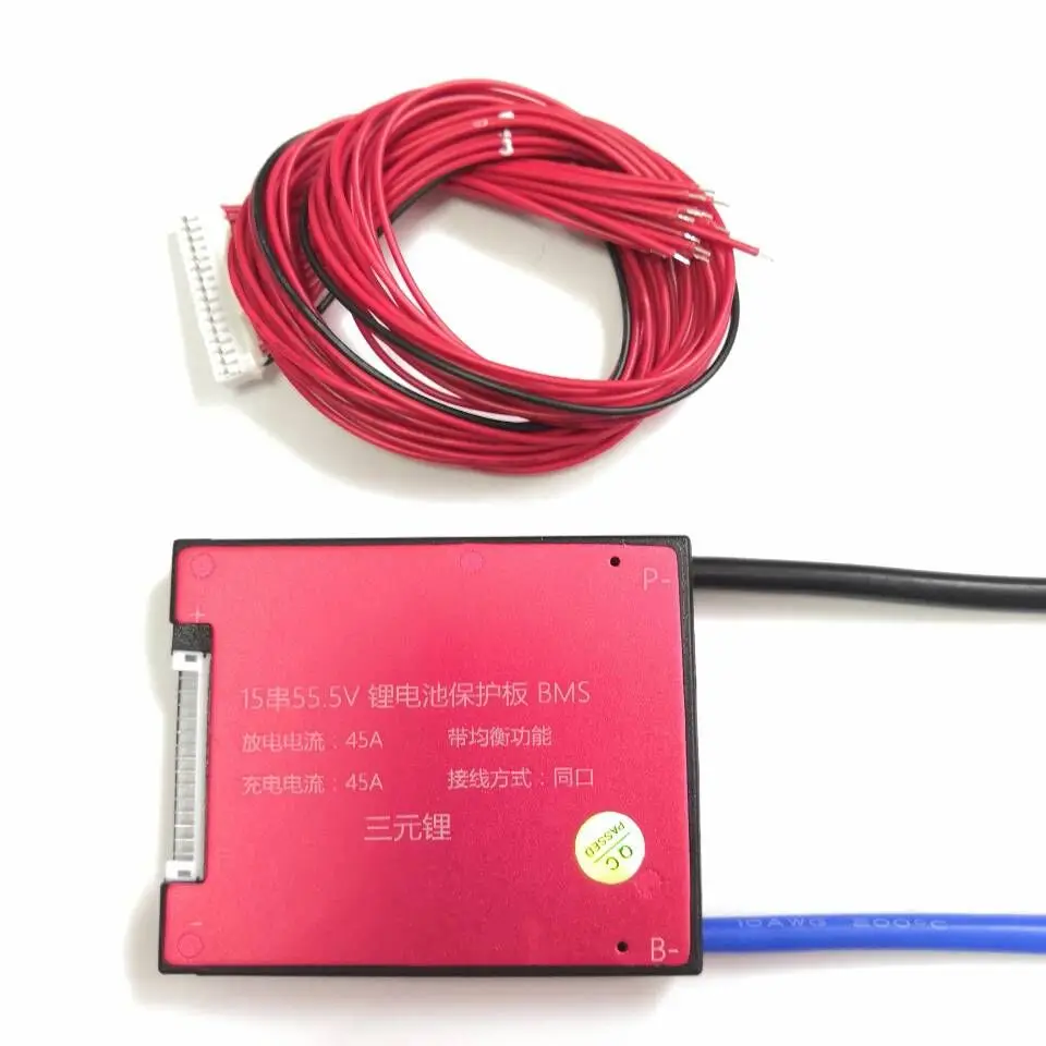15 S 48 V 25A 35A 45A 60A 18650 литиевая плата защиты батареи литиевой BMS pcb PCM баланс