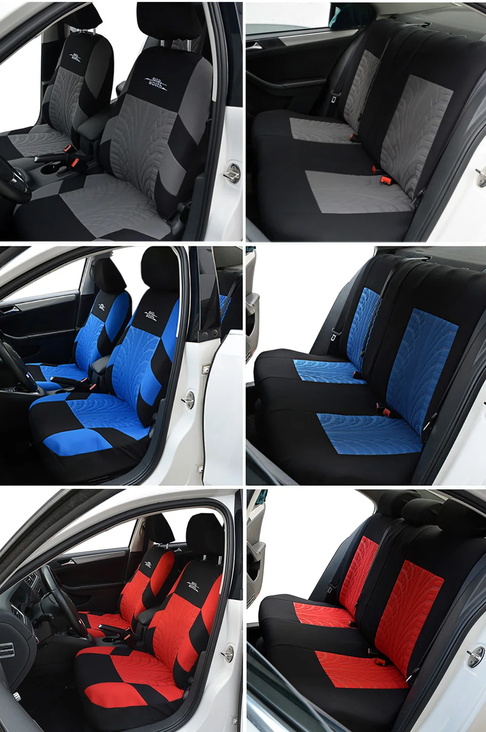 AUTOYOUTH покрышки для сидений и поддержка Полный автомобильный чехол для сидений универсальные автомобильные аксессуары для интерьера серый протектор для сидений автомобиля