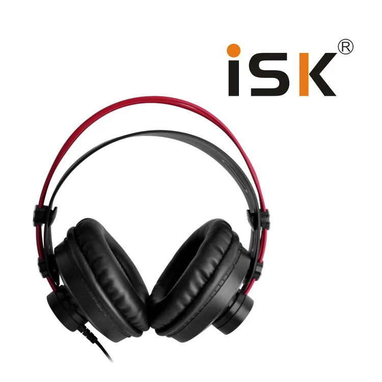 Новые ISK hp-580 полуоткрытые динамические стереонаушники с монитором, диджейская гарнитура, шумоподавление, наушники, ценят музыку, просмотр фильмов