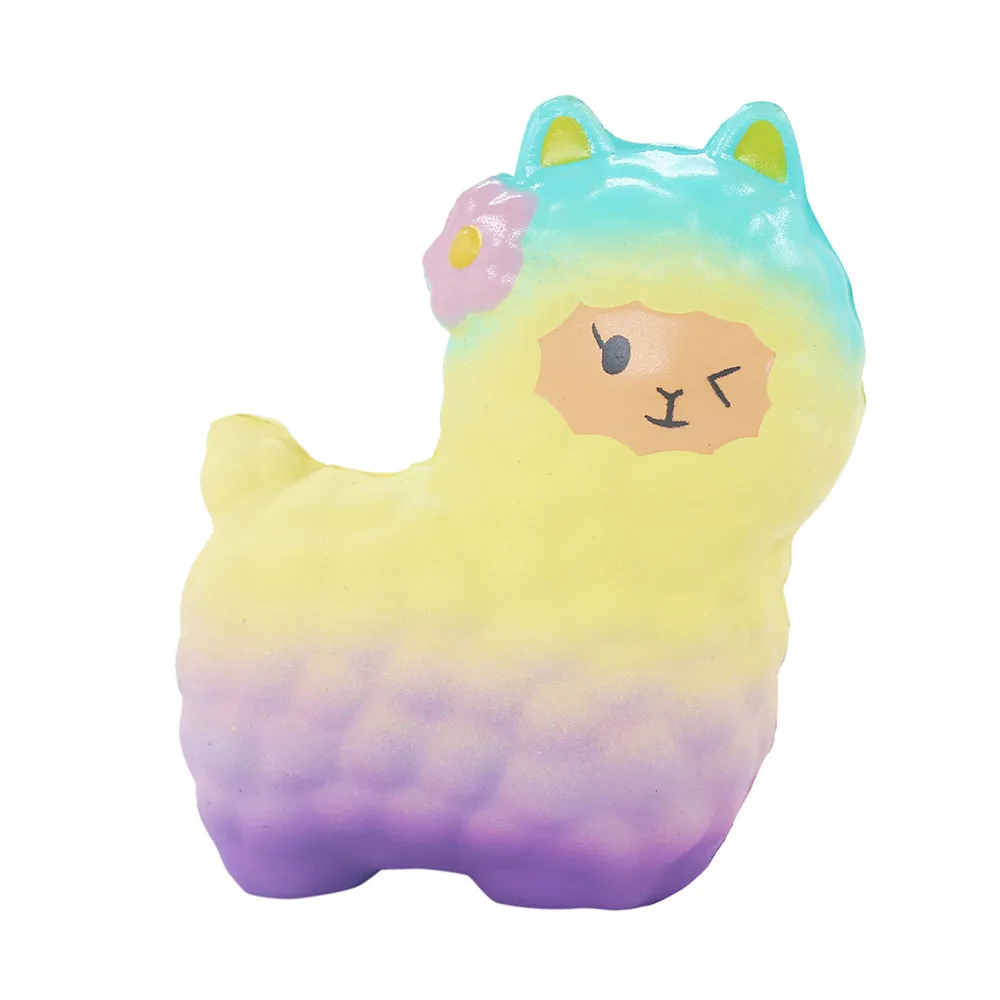 

Squishy Squeeze Cute Sheep Alpaca Super Slow Rising Scented Fun Animal Toys Slow Rising Squeeze Toys CollectionZ04