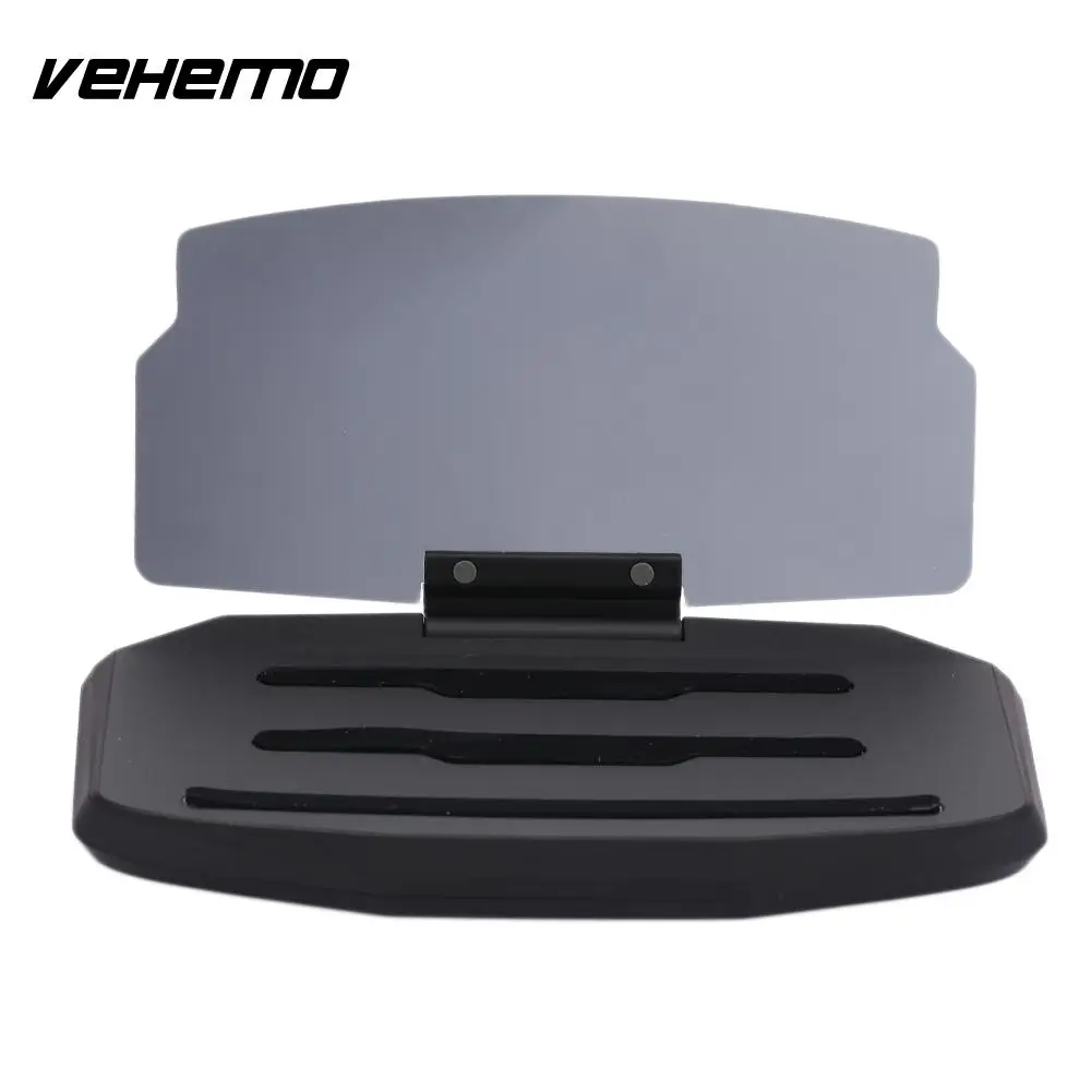 

VEHEMO HD Black/Gold Car Holder HUD Head Up Display Automobile Smartphone Reflector Phone Stand