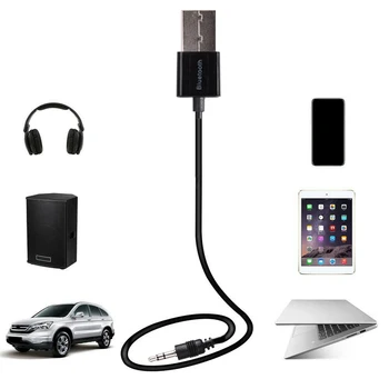

3.5 AUX Audio Receiver USB 2.0 Bluetooth Adapter Audio Stereo Bluetooth Receiver for Car AUX Speaker Headphone Bluetooth Adapter