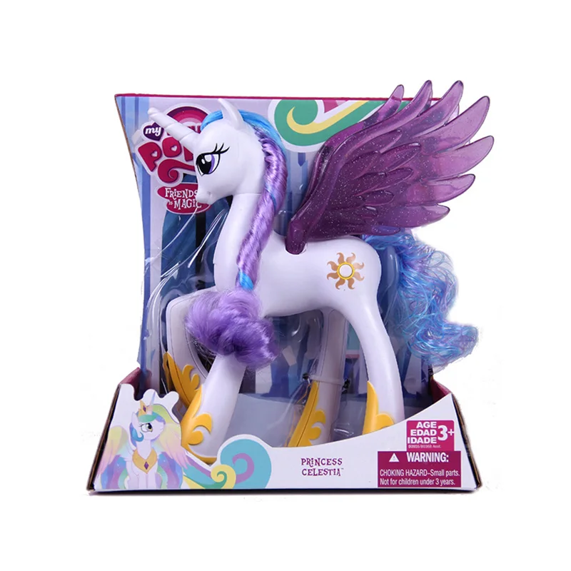 Новинка, 22 см, My Little Pony, дружба-это волшебная принцесса, Селестия, каданс, луна, фигурка, кукла, рождественский подарок, игрушка для девочки - Цвет: with box