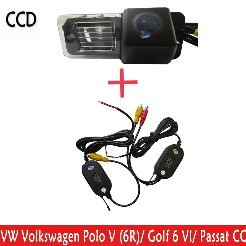 

Wrieless WIFI camera RearView camera Waterproof Viewing Angle CCD Reverse for VW Volkswagen Polo V (6R)/ Golf 6 VI/Passat CC