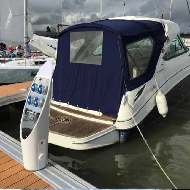 Juego de enchufes y juntas de alimentación para barco, impermeables, ABS, IP67, 16A, 220-250V, para yate, RV, autocaravana, caravana, barco, accesorios Juego de enchufes y juntas de alimentación para barco, impermeables, ABS, IP67, 16A, 220-250V, para yate, RV, autocaravana, caravana, barco, accesorios