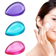 4 цвета силиконовый гель прозрачный силиконовый порошковый/косметический слоеный влажный спонж кисточки для тени пуховка для макияжа инструмент