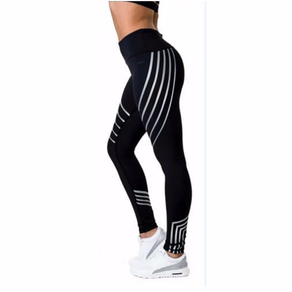 

2019 Women Fitness Leggings Color Block Autumn Workout Pants Mesh Insert Sporting Leggings legins Fitness Clothing Women Elastic