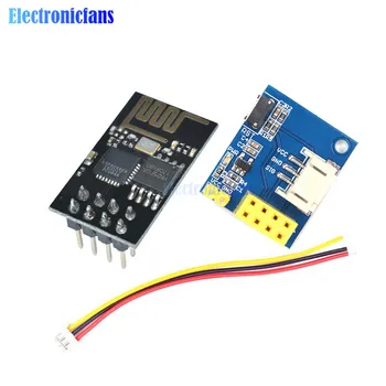 

ESP8266 ESP01 ESP-01 WS2812 RGB LED Controller Module for Arduino IDE WS2812 Light Ring Smart Electronic DIY With Connector
