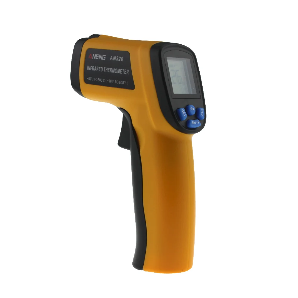 

AN320 Non Contact Laser Digital IR Infrared Thermometer Termometro Digital Infravermelho Pyrometer Point Gun -50~330 Degree