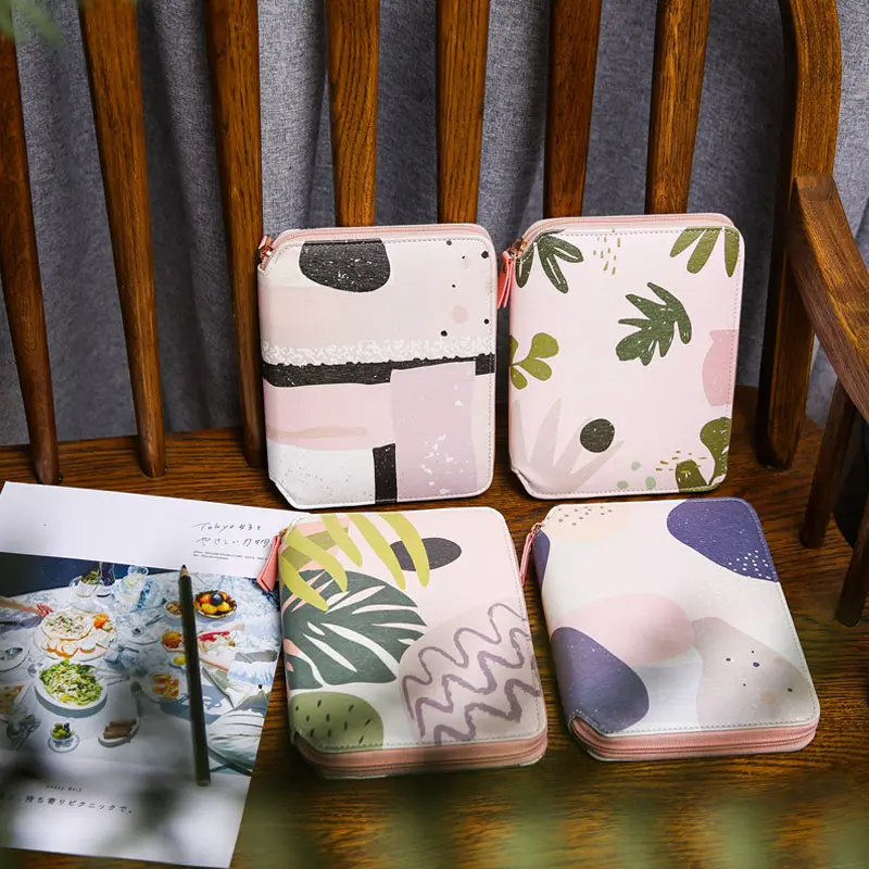 Yiwi A6 креативная сумка на молнии для творчества дневник из искусственной кожи
