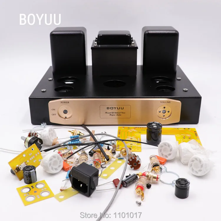 Трубный усилитель Boyuu BYA9 EL34 или комплект сделай сам HIFI EXQUIS собранный разобранный