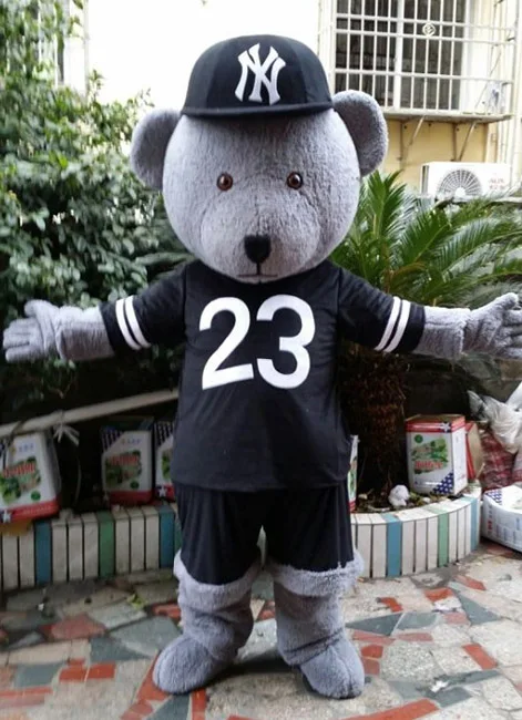 Fur Teddy Bear Mascot Costume Teddy Costume Adult Fancy Dress Clothing Christmas Gift mascotte costume 