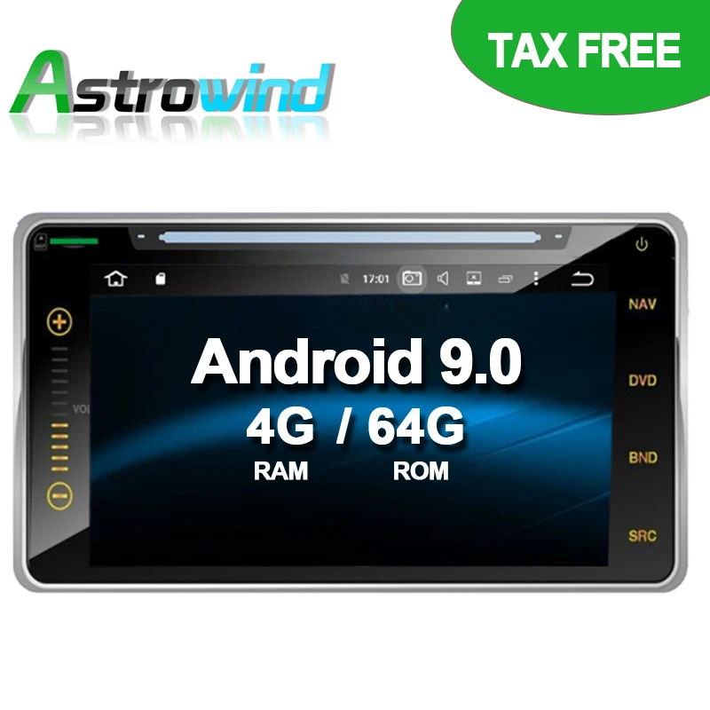 buy 64G ROM No Tax Android 9.0 Car GPS Navigation DVD Player Auto Radio Audio Video Stereo Media For Toyota Corolla Camry Rav4 Vios