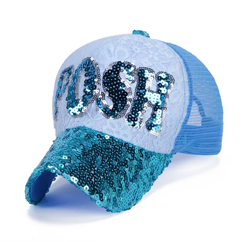 BLUE Бейсболки женские шапки модные шляпы ковбойские бейсболки на заказ черные роскошные брендовые Новые Дизайнерские повседневные аксессуары Snapback - Цвет: BLUE