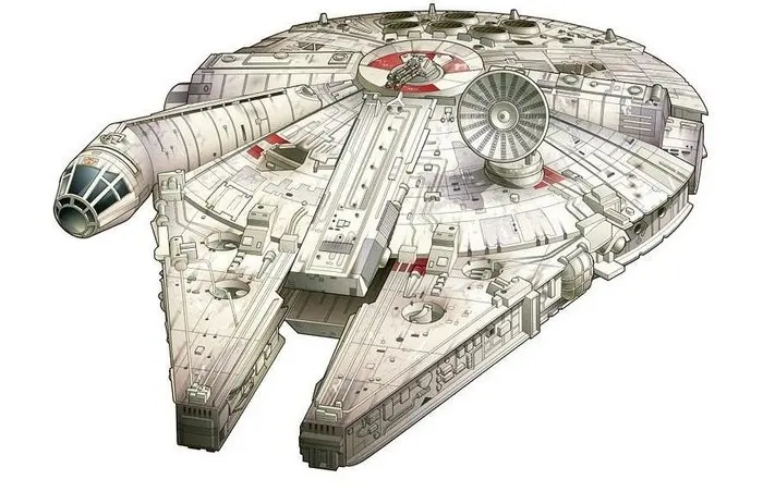 Millennium falcon из бумаги Millennium falcon из бумаги