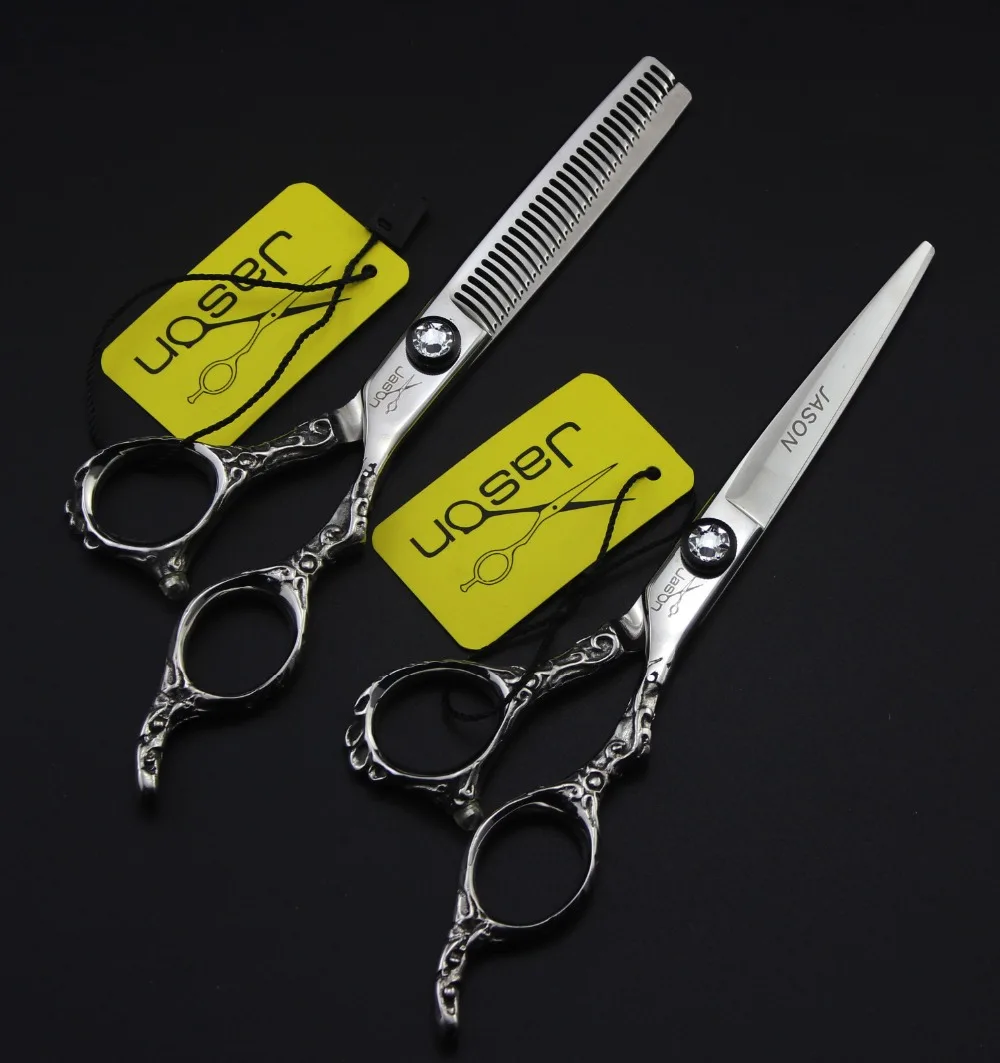 3856175cmBrandJasonHairdressingScissorsJP440CDiamanteBarbers