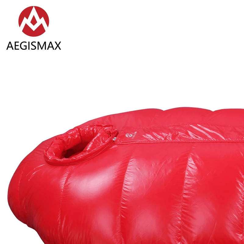 AEGISMAX AEGIS-A1500 Series Outdoor Camping Super Goose Down Thicken Keep Warm Winter Fully Surrounded Mummy Sleeping Bag