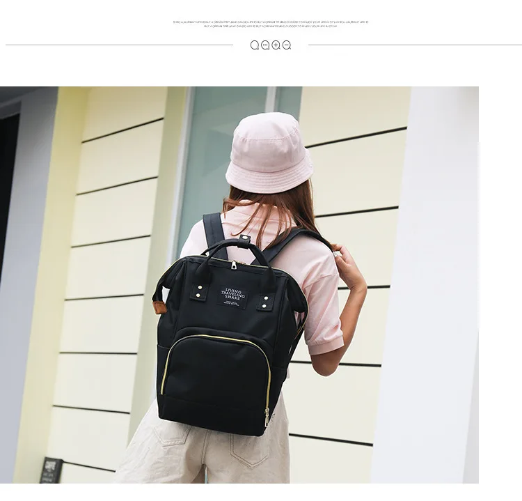 Durable Baby Diaper Bag Fashion Mummy Maternity Nappy Bag For Mom Travel Baby Care Backpack 2019 Multifunction Mother Organizer (20)