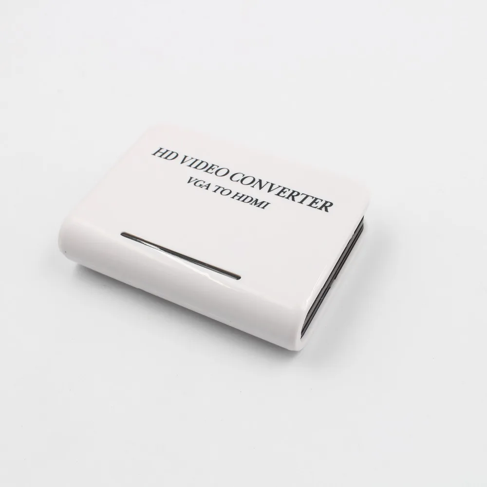  Audio VGA a HDMI 1080 P Full HD TV Video Converter Adapter Box per il Computer Portatile PC Digital
