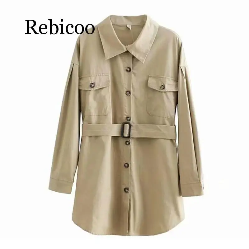 

Women Long Shirt 2019 Spring Summer Cotton Shirts Solid Color Boyfriend Style Tops High Street Fashion